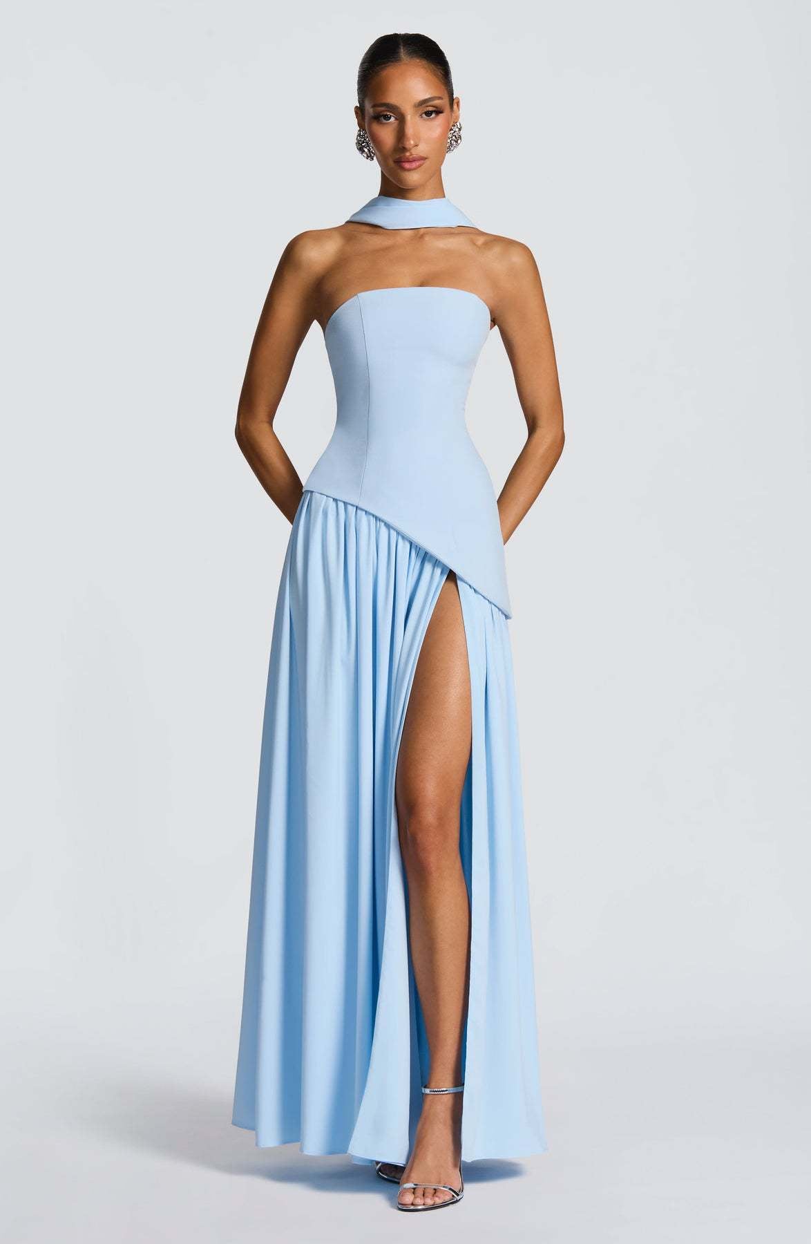 Maggie - Elegantes, langes Kleid mit Tube-Top für Damen