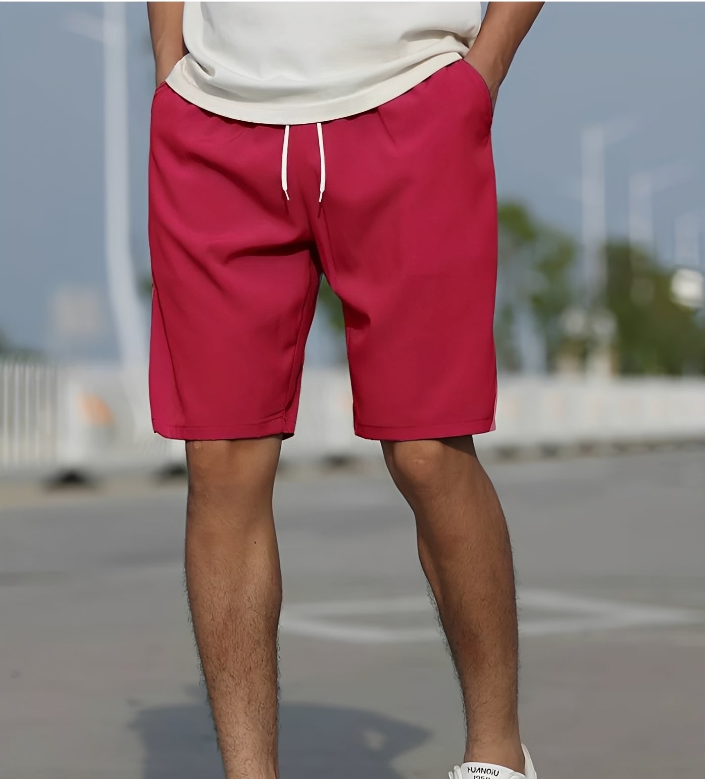Tristan - Bequeme Shorts mit Kordelzug für Herren