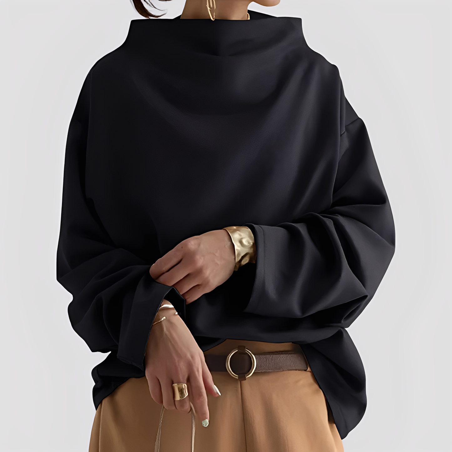 Romayne - Stilvoller Damen-Rollkragenpullover