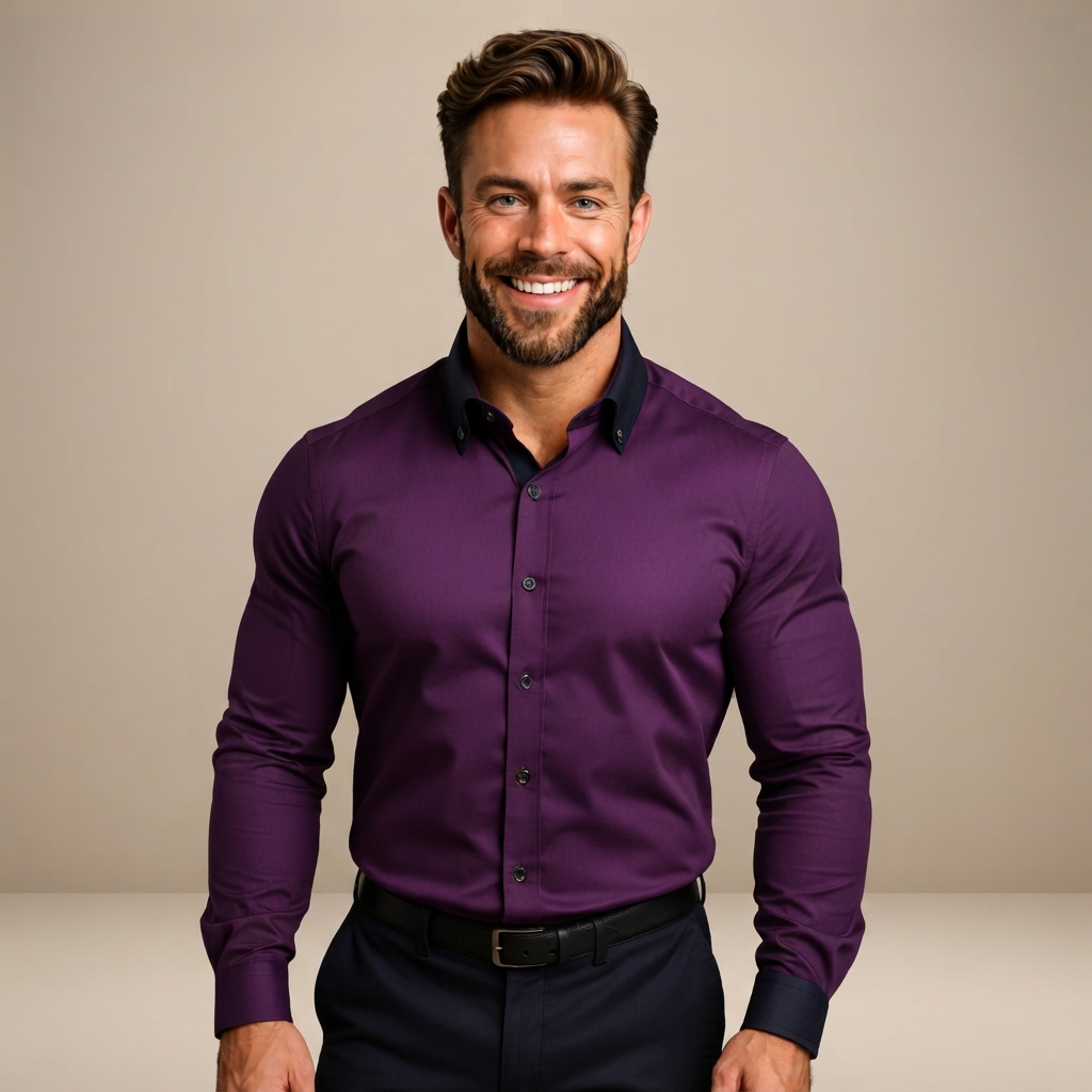 Giovanni - Anpassungsfähiges Langarm-Poloshirt
