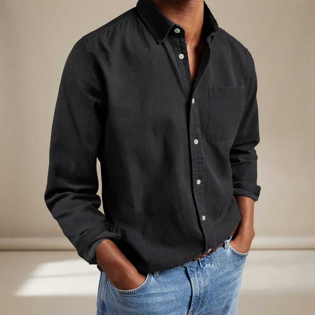 Wynford - Lockere Button-Down-Bluse