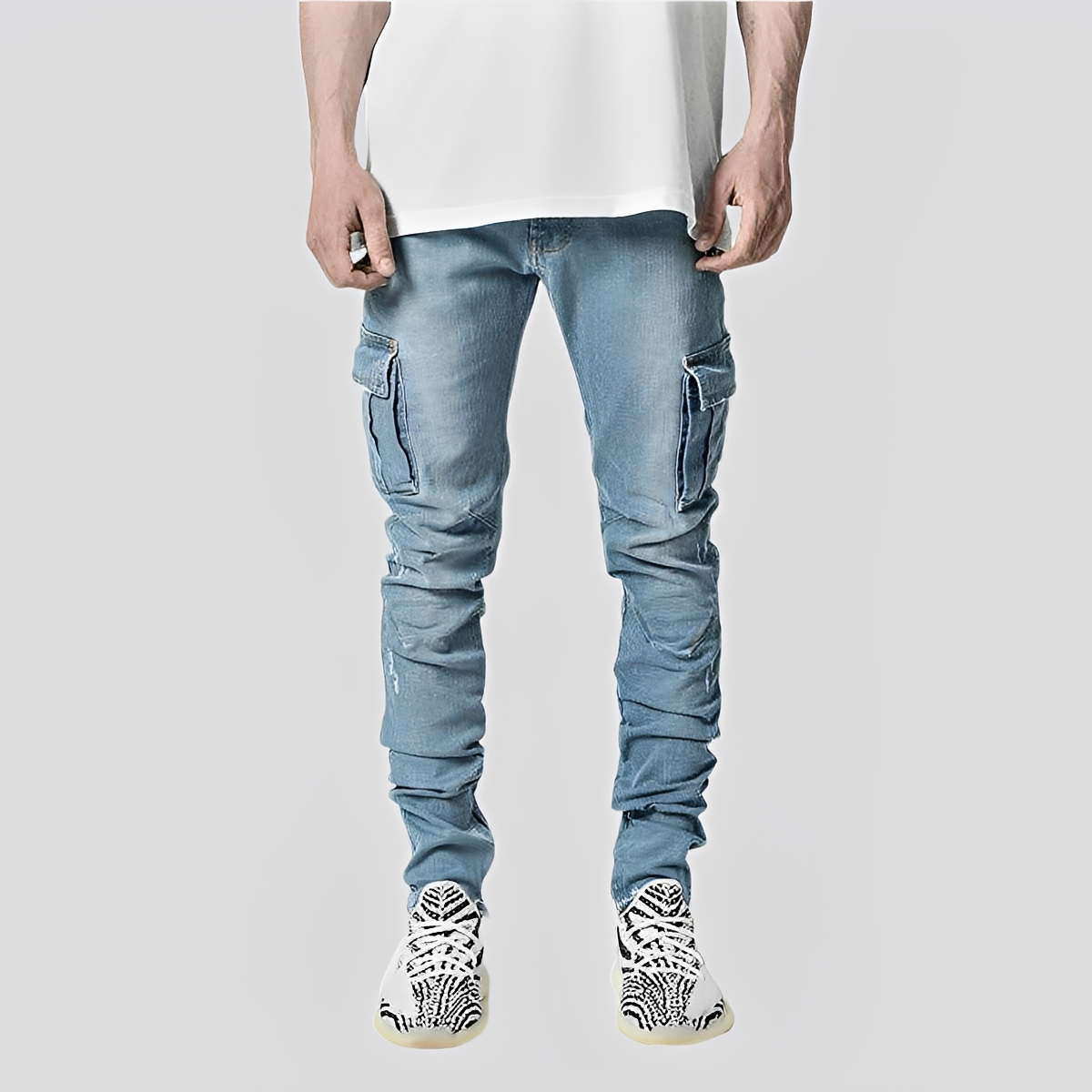 Owen - Lässige Jeans mit mehreren Taschen für Herren