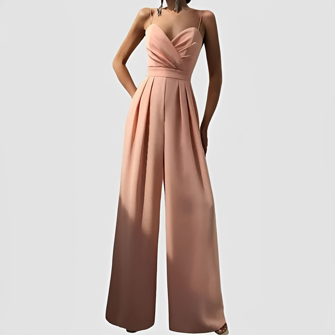 Glysha - Eleganter Jumpsuit mit weiten Beinen für Damen