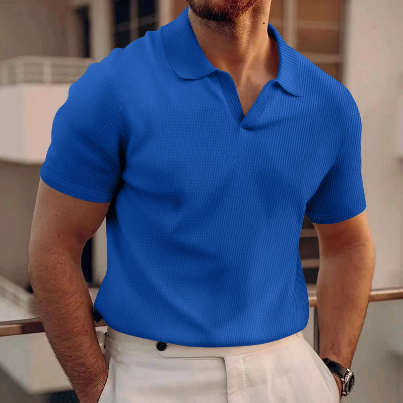 Ollie - Lässiges Waffelpolo für Herren