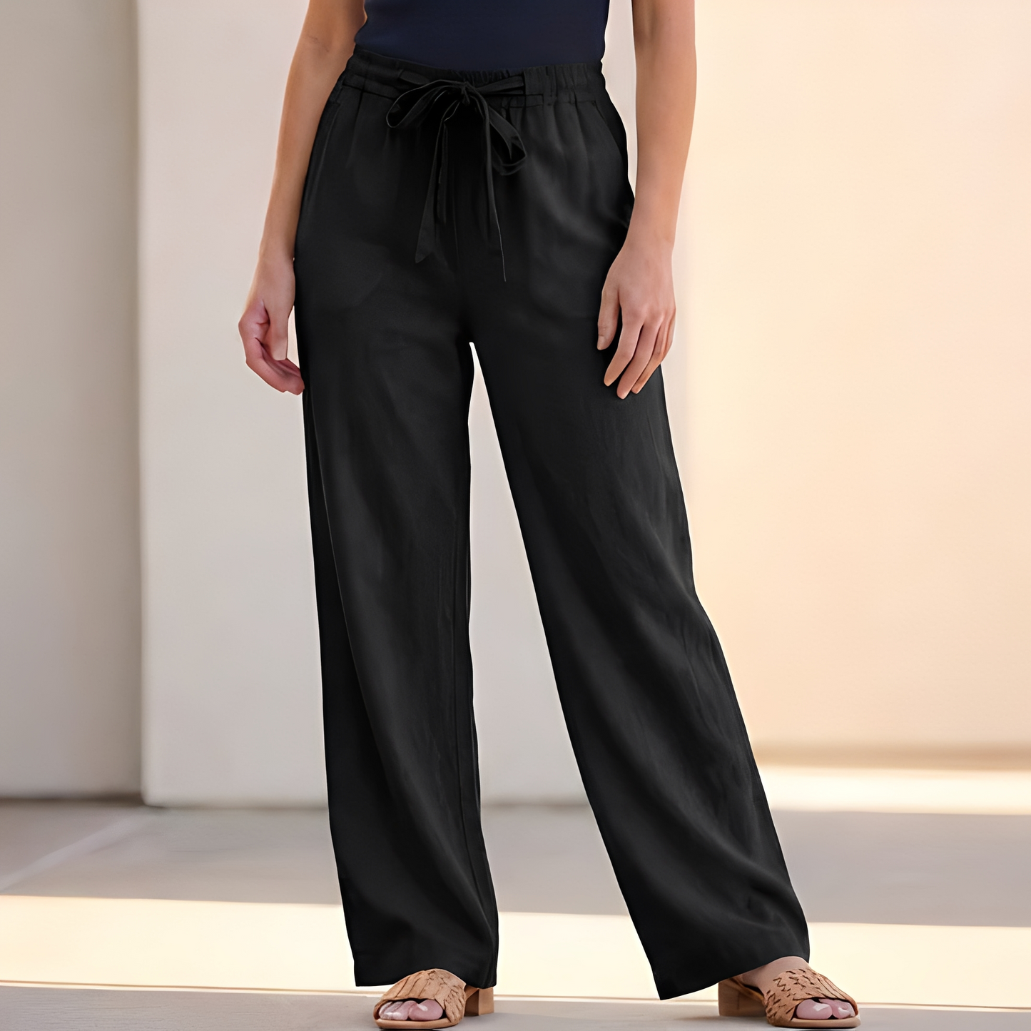 Analyn - Weite Sommerhose mit Kordelzug für Damen