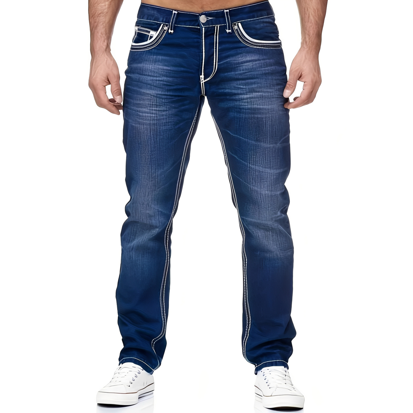 Andy - Elegante Herrenjeans mit Used-Look