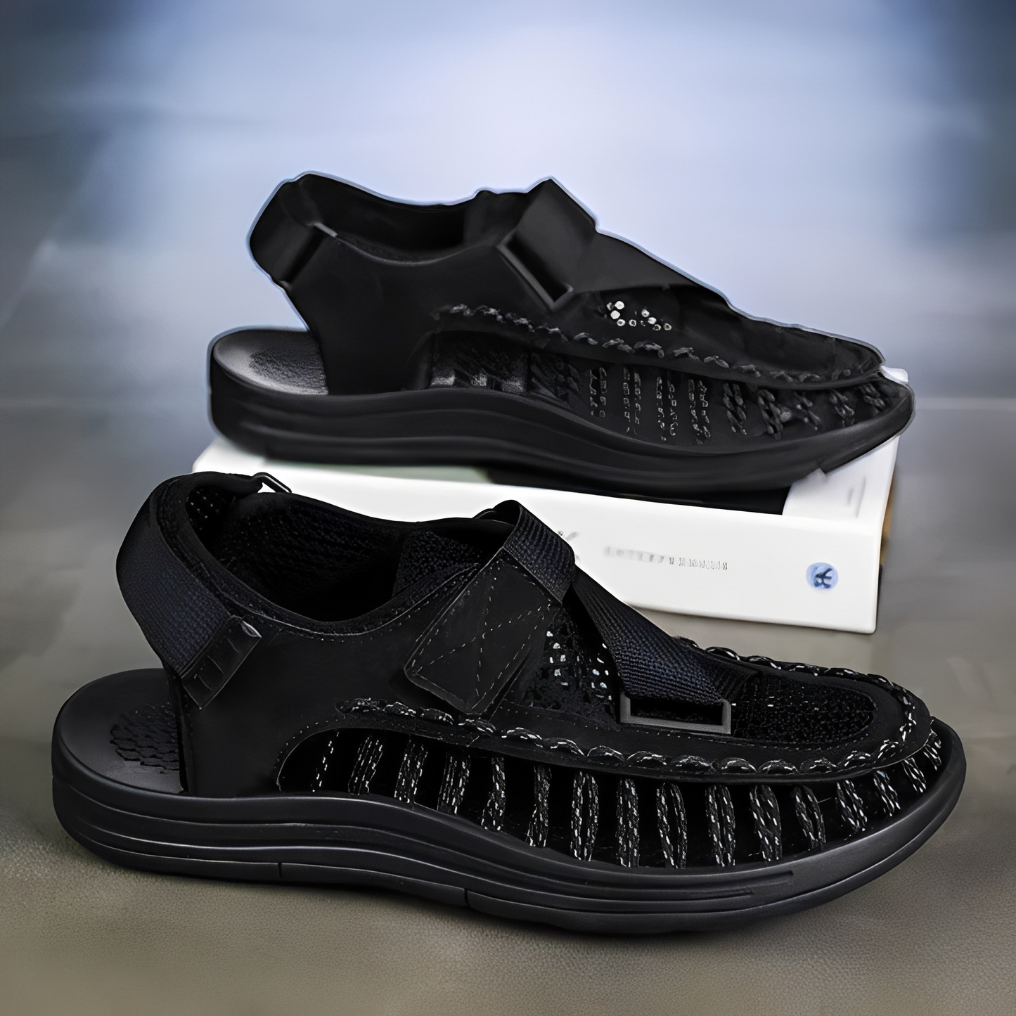Alfien - Atmungsaktive Sandalen mit verstellbaren Riemen für Herren