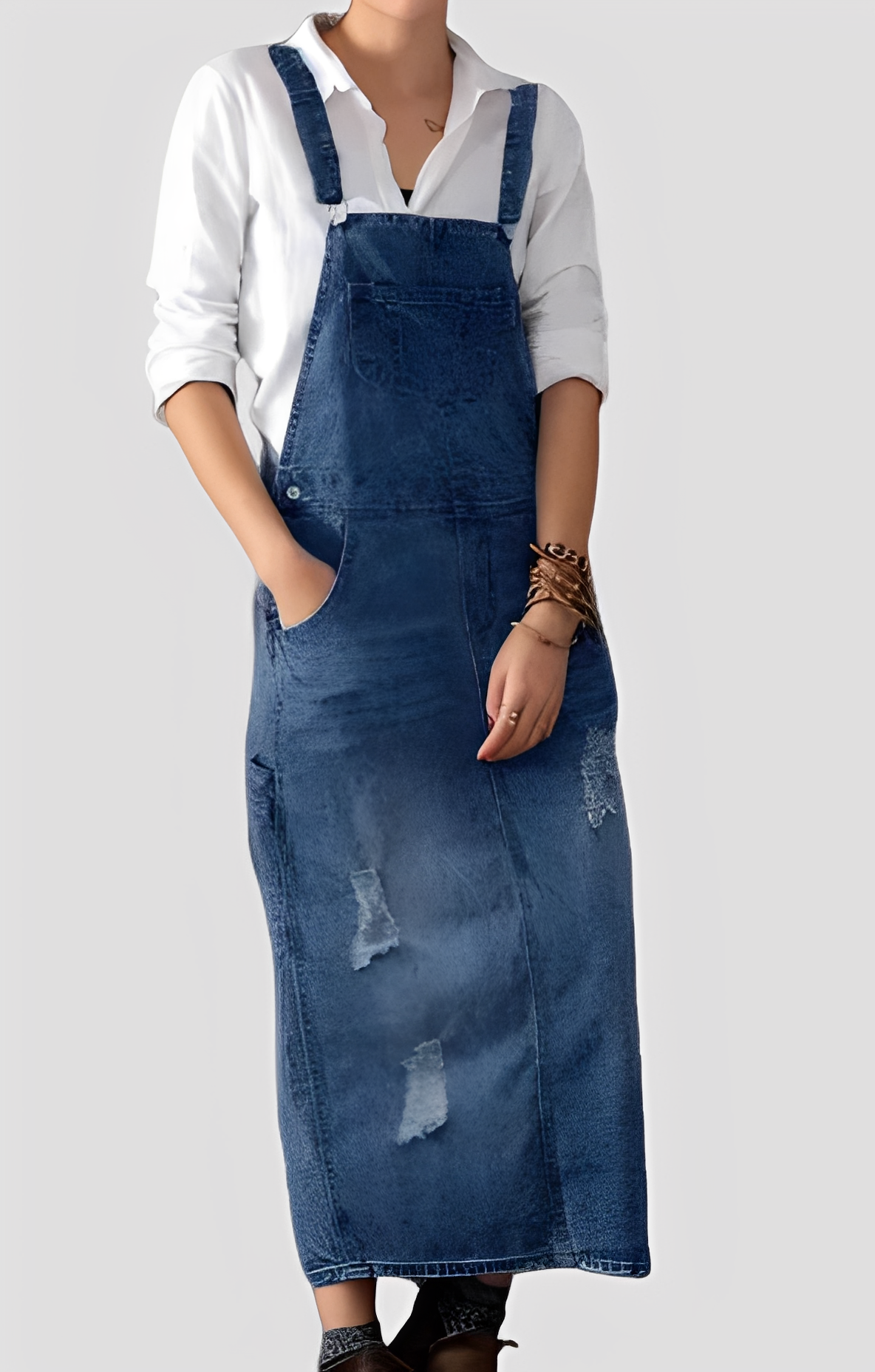 Katya - Eleganter Jeans-Overall für Damen