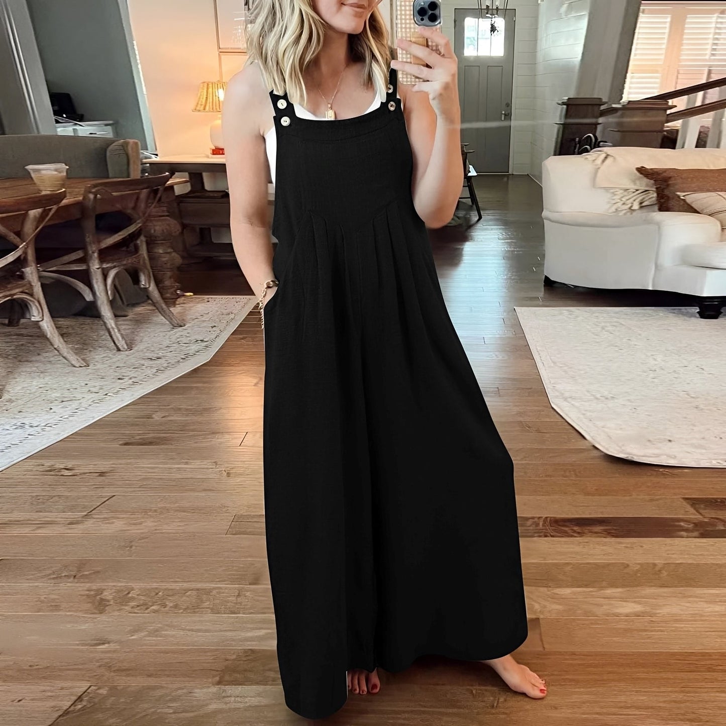 Chloe - Schicker Overall mit weiten Beinen für Damen