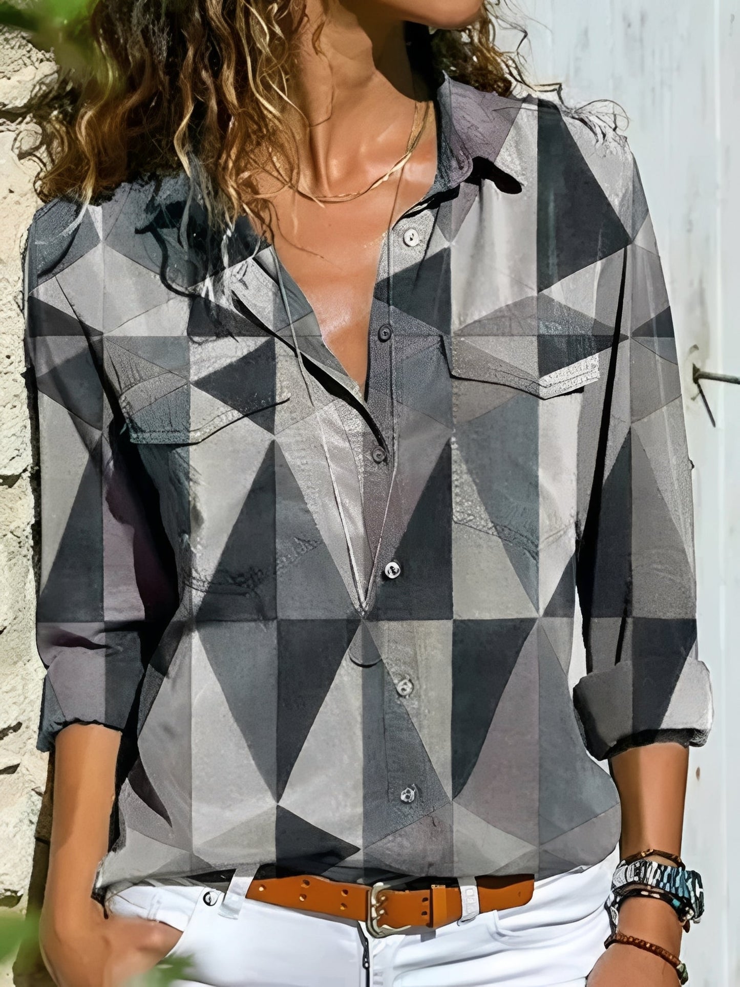 Kathleen - Elegante Bluse mit verspieltem Schnitt für Damen