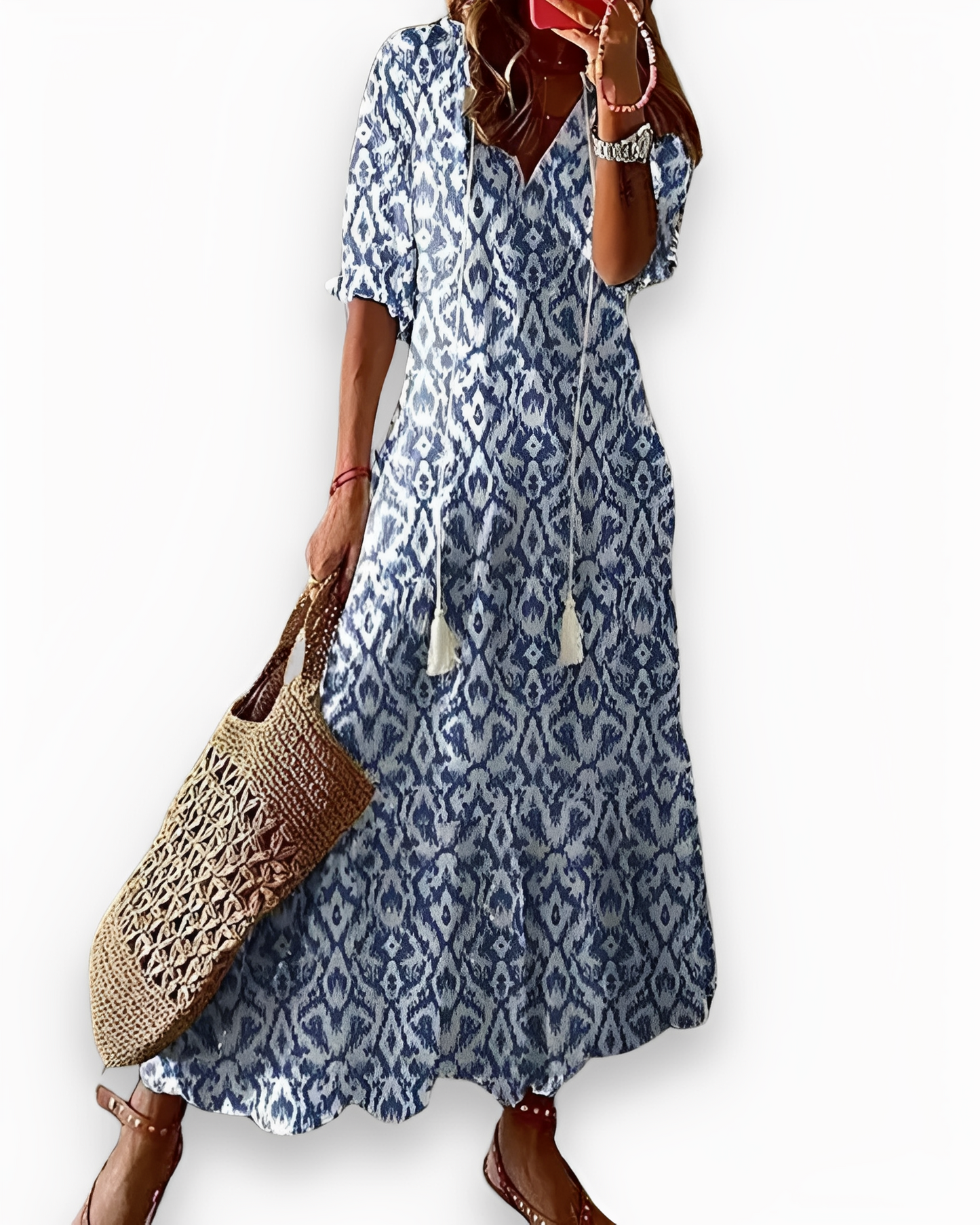 Annie - Lässiges, bohemisches Maxikleid für Damen