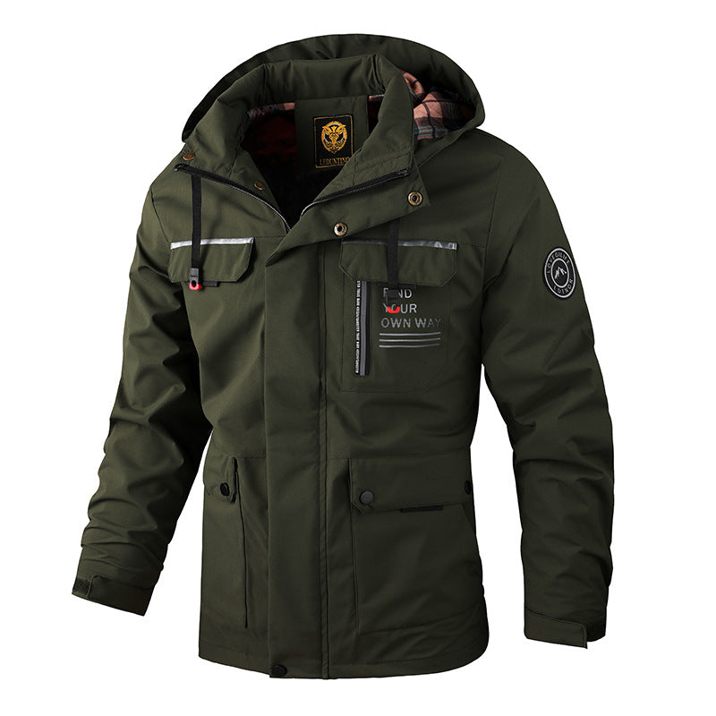 Gabriel - Herren-Winterjacke mit Kapuze, wasserdicht