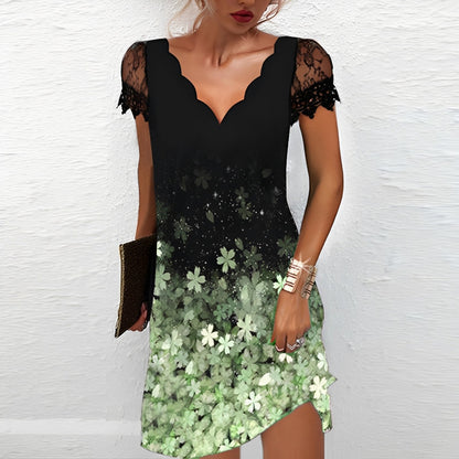 Vanessa - Elegantes Kleid mit Blumenmuster für Damen