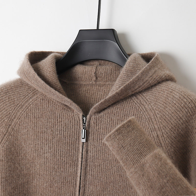 Benjamin - Stylische, entspannte Herrenjacke mit Kapuze