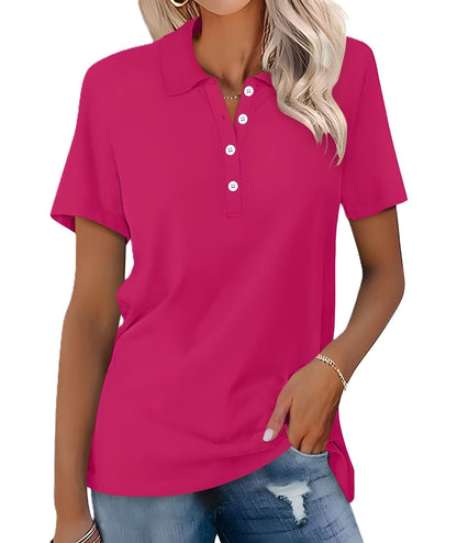 Amanda - Lässiges Kurzarm-Polo für Damen