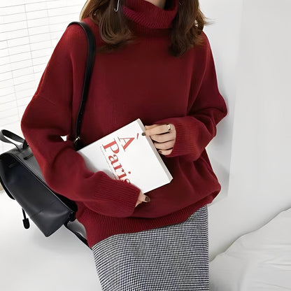 Clémentine - Eleganter Rollkragenpullover für Damen