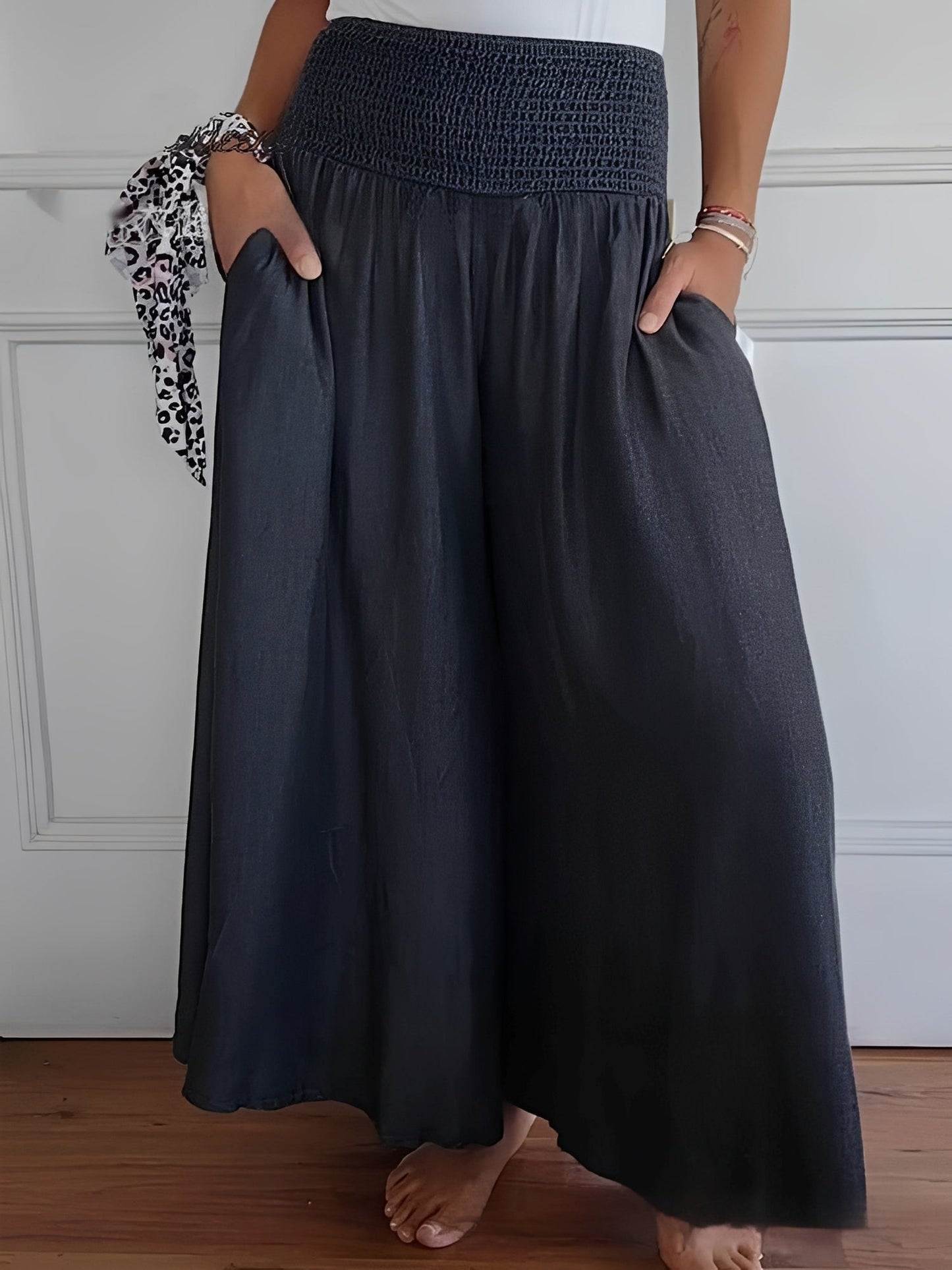 Halle - Lässige, weite Hose mit Taschen für Damen