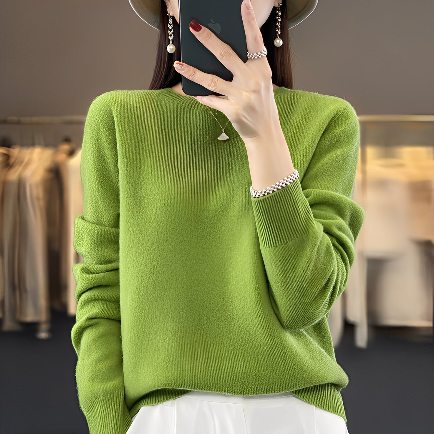 Cheyanne - Eleganter Damen-Kaschmirpullover