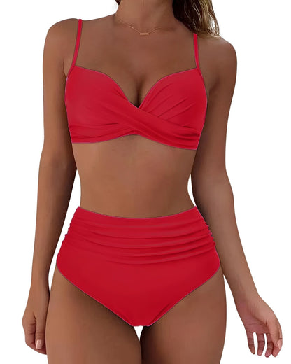 Jesse - Elegantes Bikini-Set mit hoher Taille für Damen