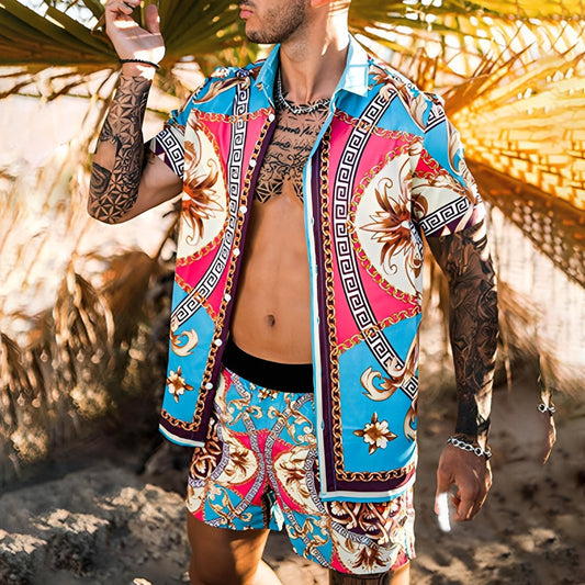 Lucas - Elegante Hawaii-Hemden-Set für Herren