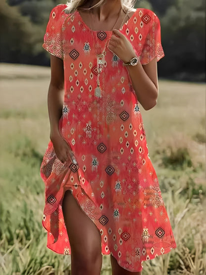 Gloria - Klassisches ethnisches Kleid für Damen