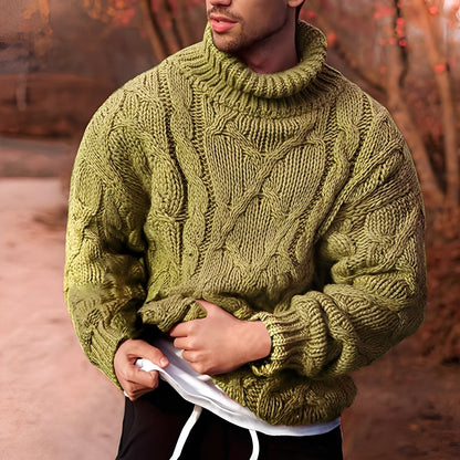 Adrian - Modischer Herrenpullover aus grobem Strick
