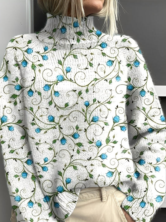 Amy - Eleganter Damen-Rollkragenpullover