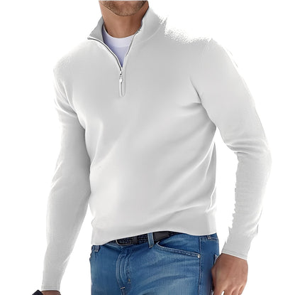 Ralph - Bequemer Herrenpullover mit Zipper
