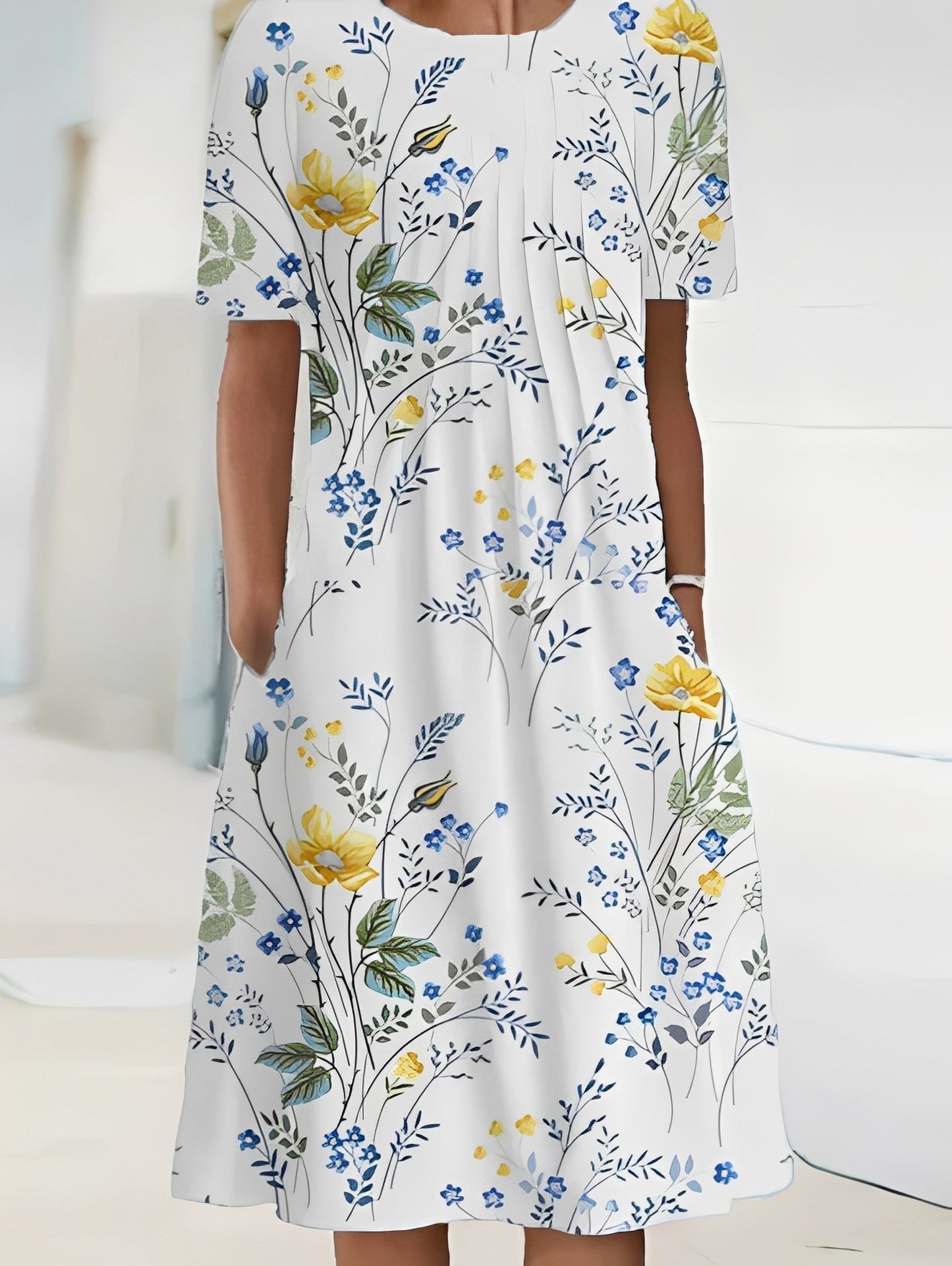 Jodie - Elegantes Kleid mit Print für Damen