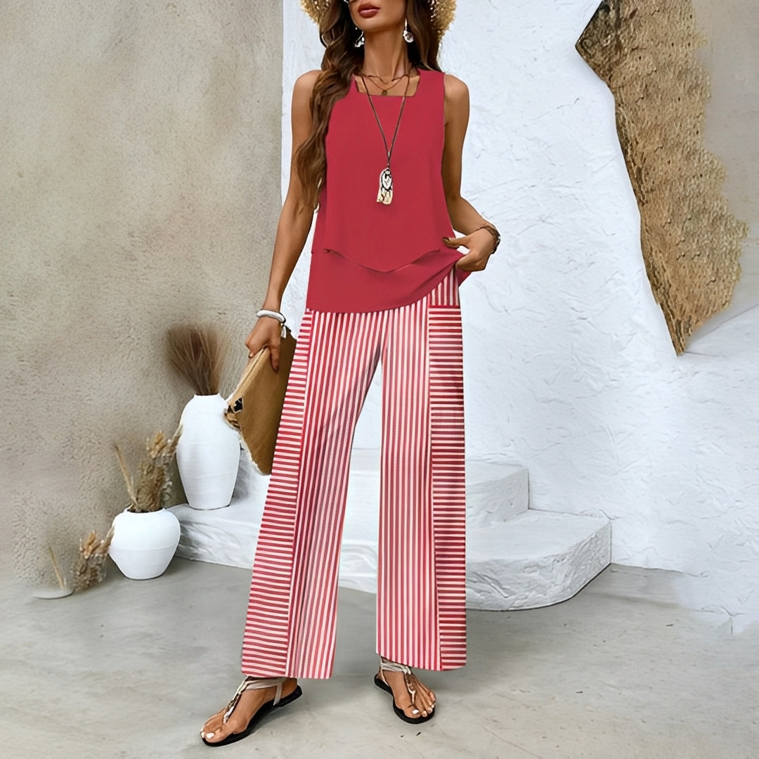Elma - Elegantes zweiteiliges Sommer-Set für Damen