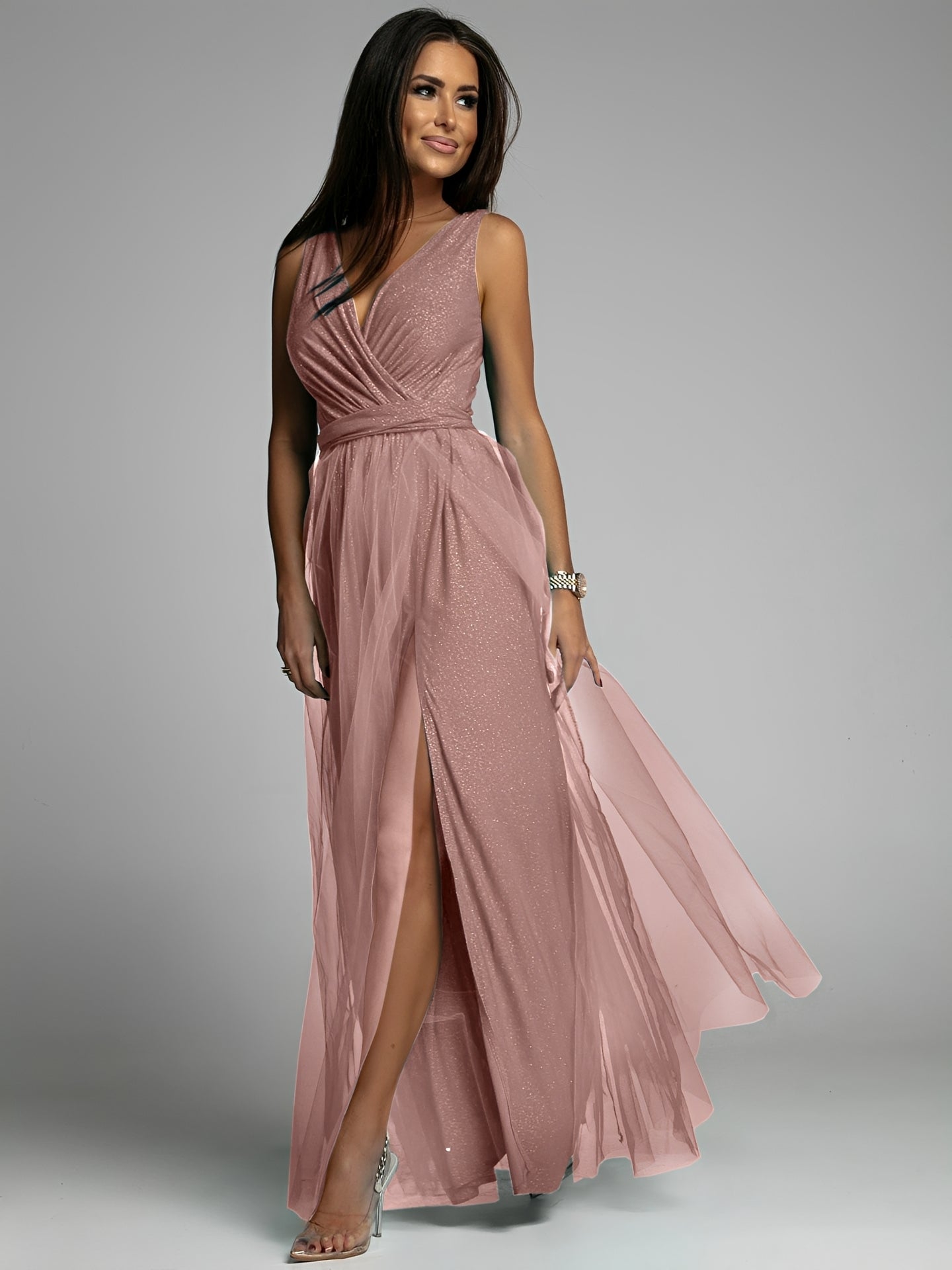 Rachael - Elegantes ärmelloses Kleid für Damen