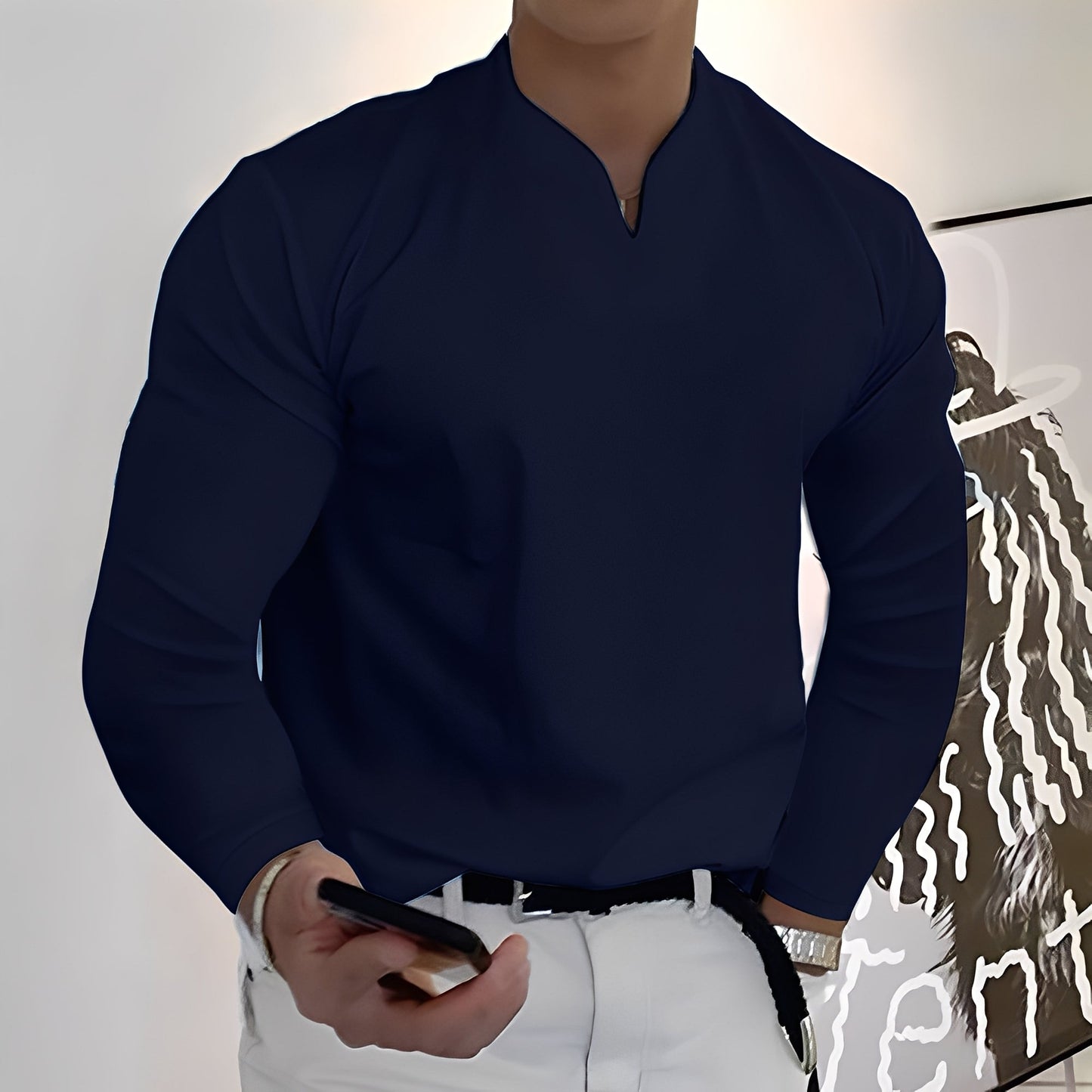 Corentin - Lässiges Langarmhemd für Herren