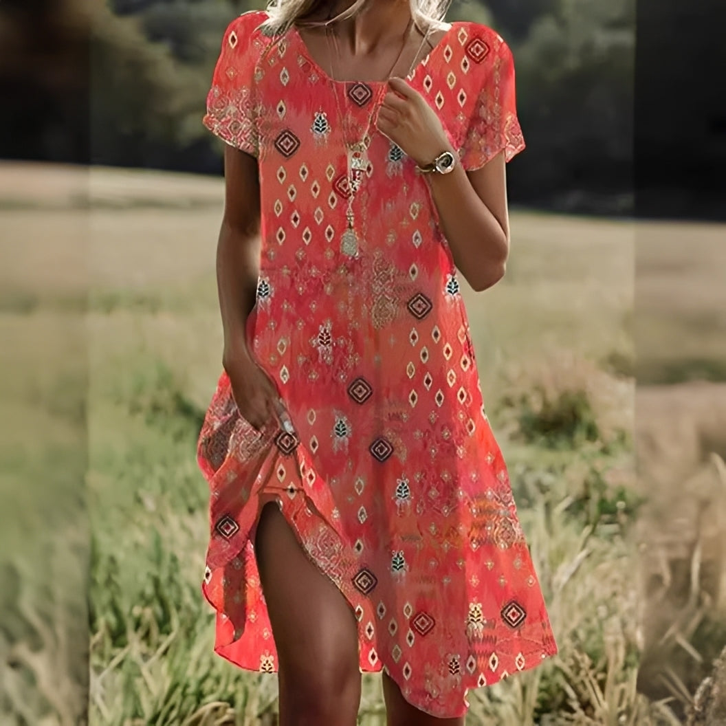 Eloise - Elegantes Kurzarmkleid für Damen