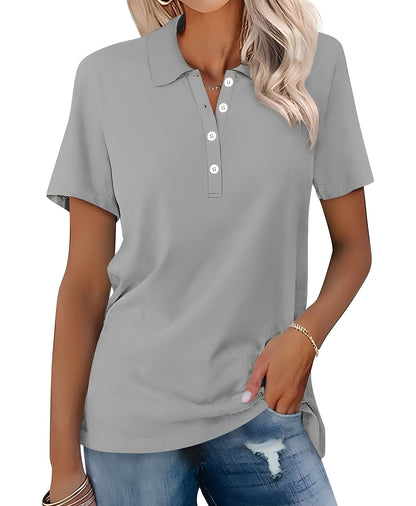 Amanda - Lässiges Kurzarm-Polo für Damen