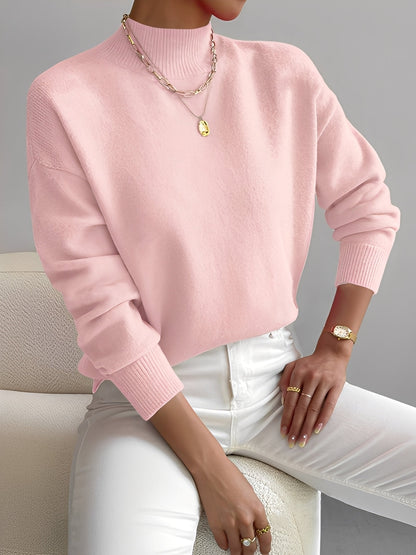 Roxana - Schicker Damenpullover mit Stehkragen
