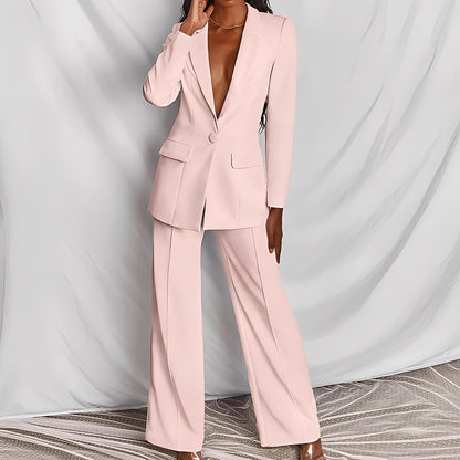 Lara - Eleganter Blazer und angepasste Hose für Damen Set