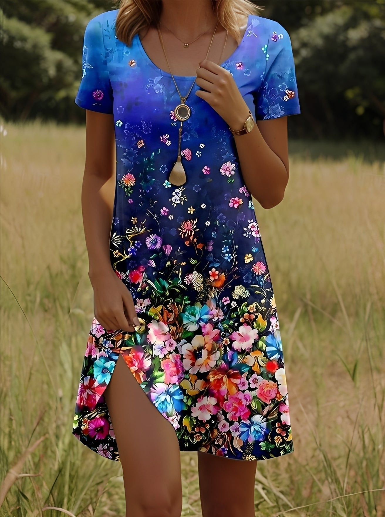 Lyssa - Elegantes Druckkleid für Damen