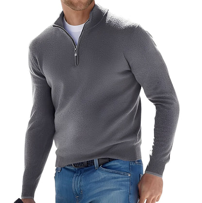 Ralph - Bequemer Herrenpullover mit Zipper