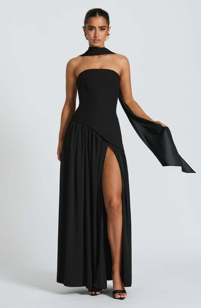 Maggie - Elegantes, langes Kleid mit Tube-Top für Damen