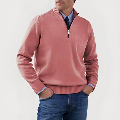 Nolan - Bequemer Herrenpullover mit Reißverschluss