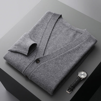 Anton - Moderner Wollcardigan für Herren