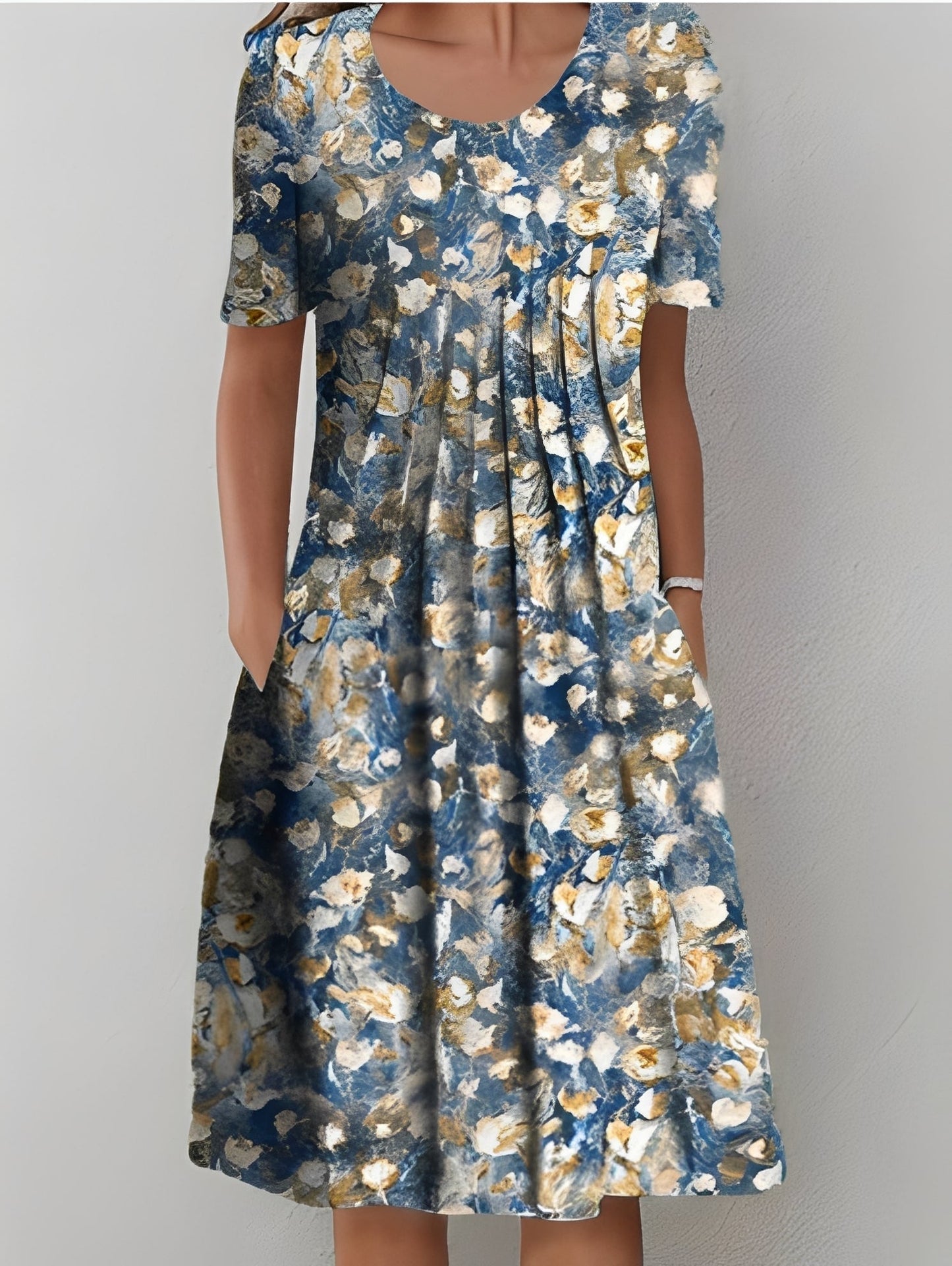 Jodie - Elegantes Kleid mit Print für Damen