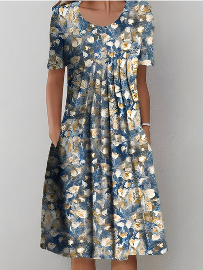 Jodie - Elegantes Kleid mit Print für Damen