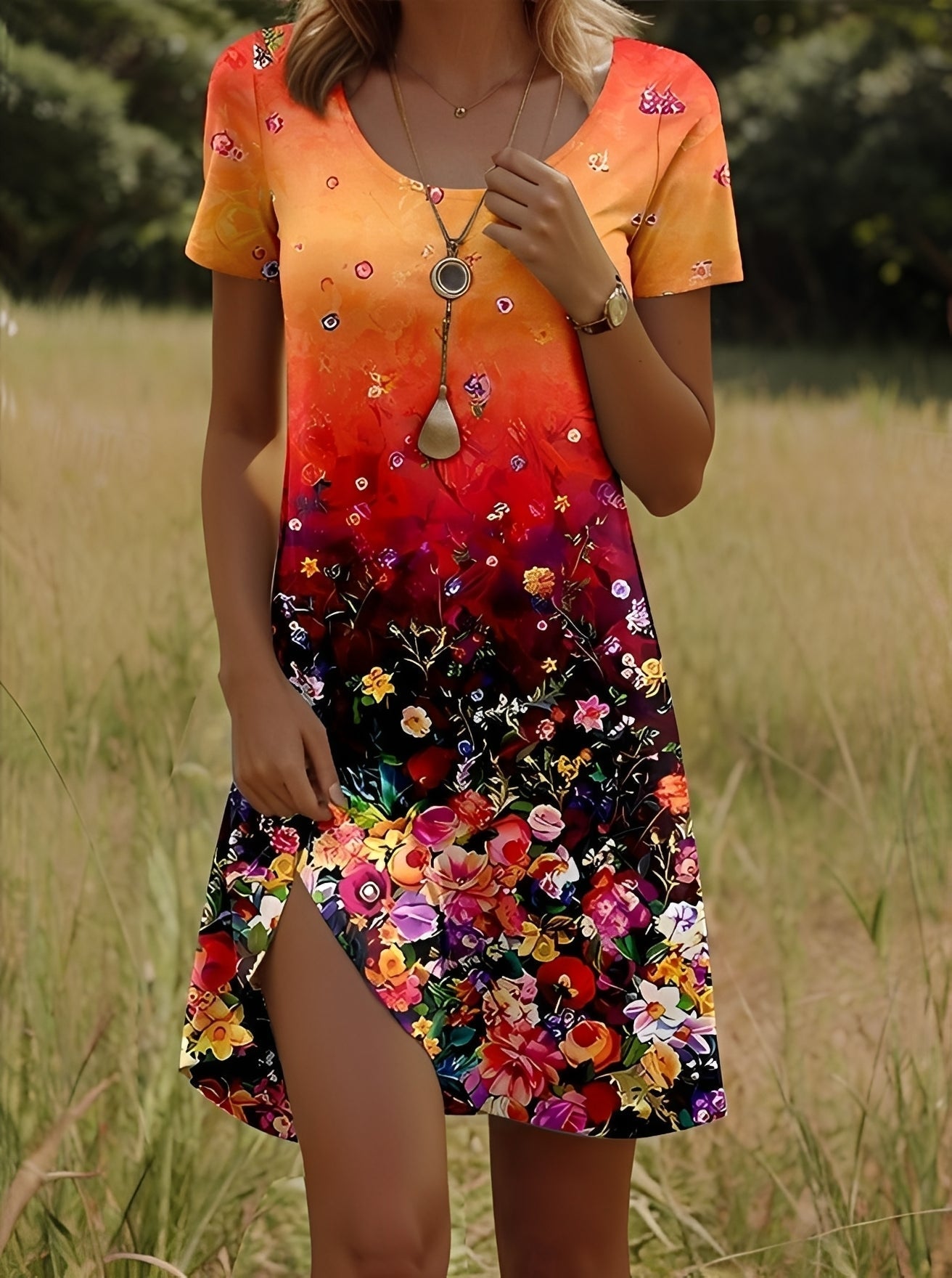 Lyssa - Elegantes Druckkleid für Damen