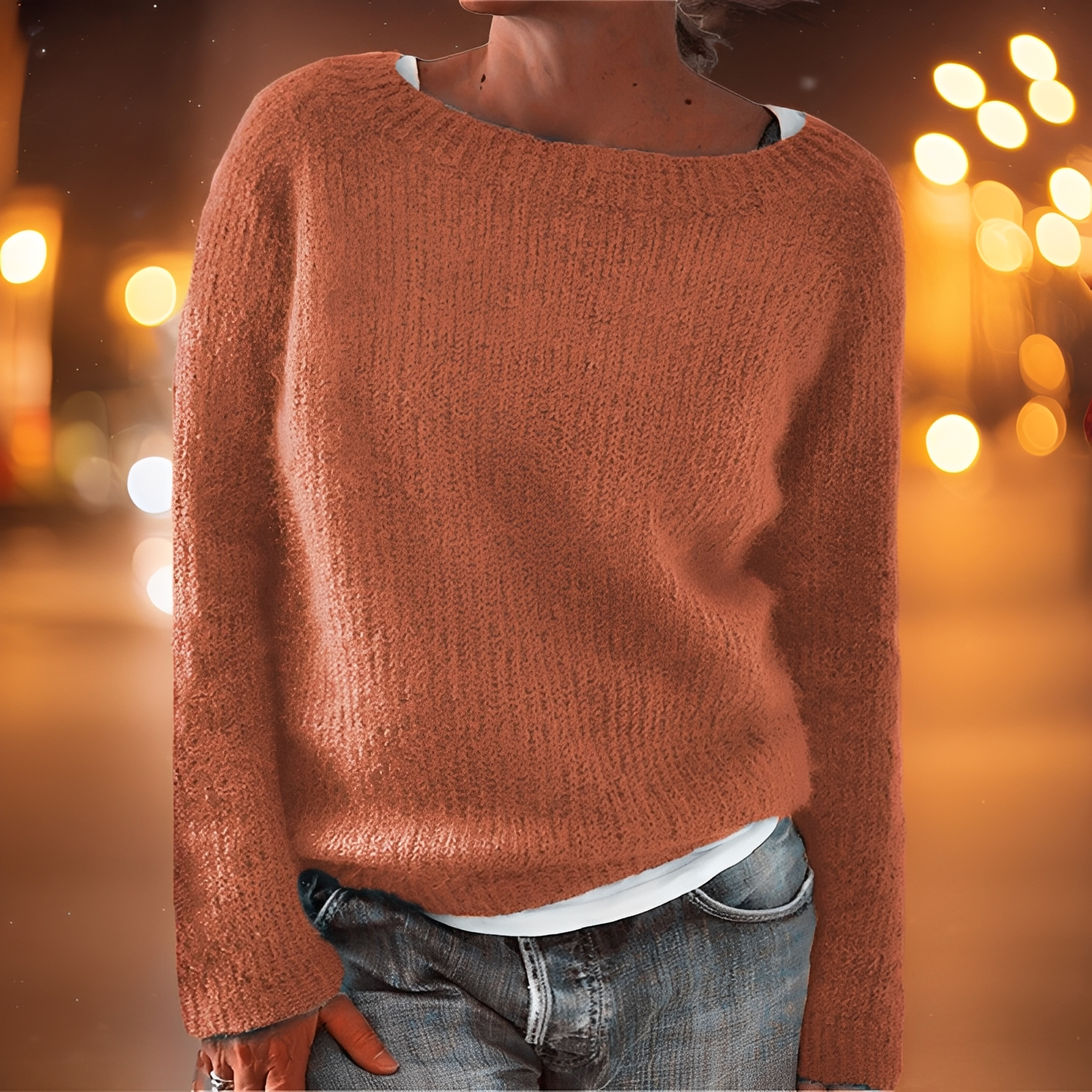 Abeeha - Damenpullover mit komfortablem Schnitt