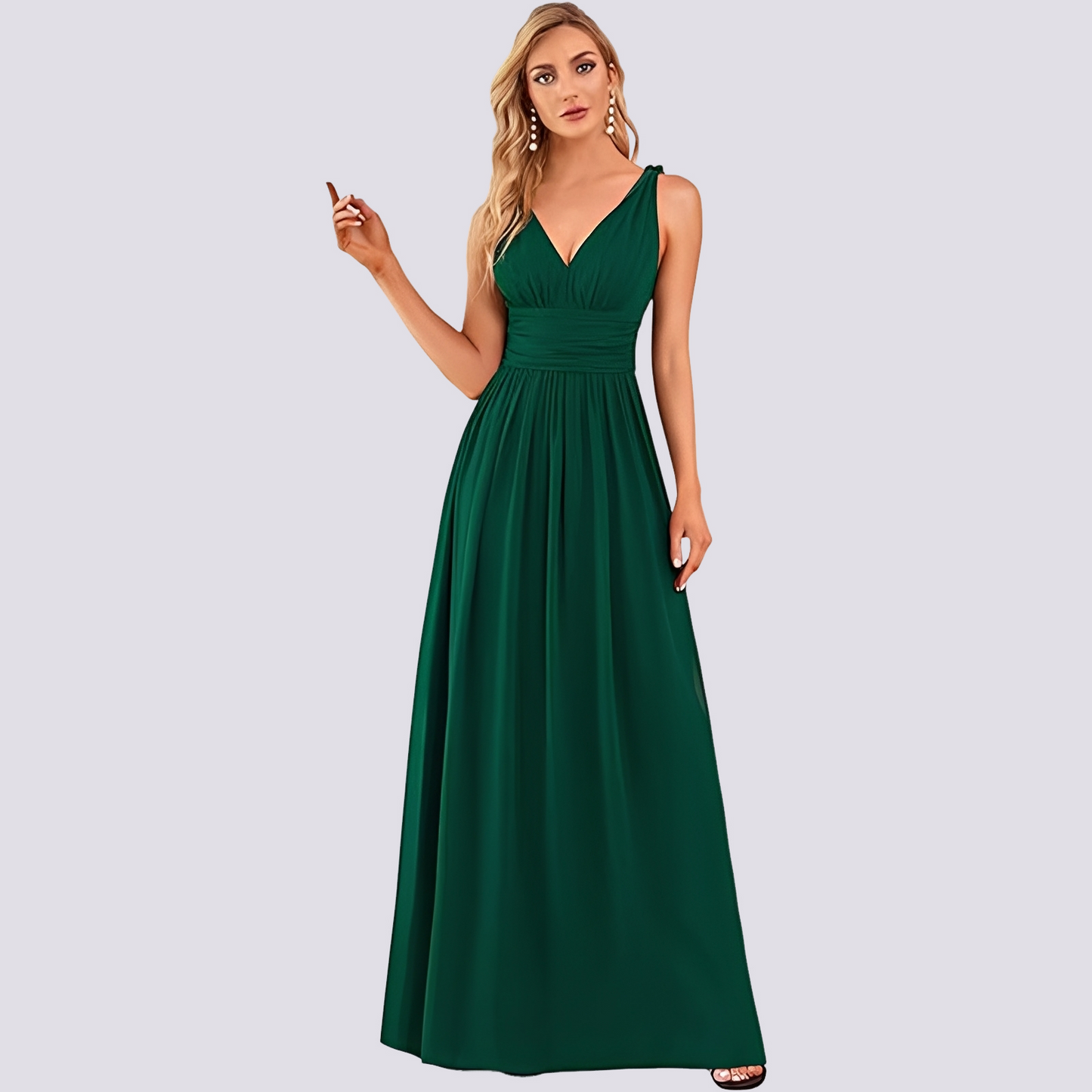 Maddie - Elegantes ärmelloses Abendkleid für Damen