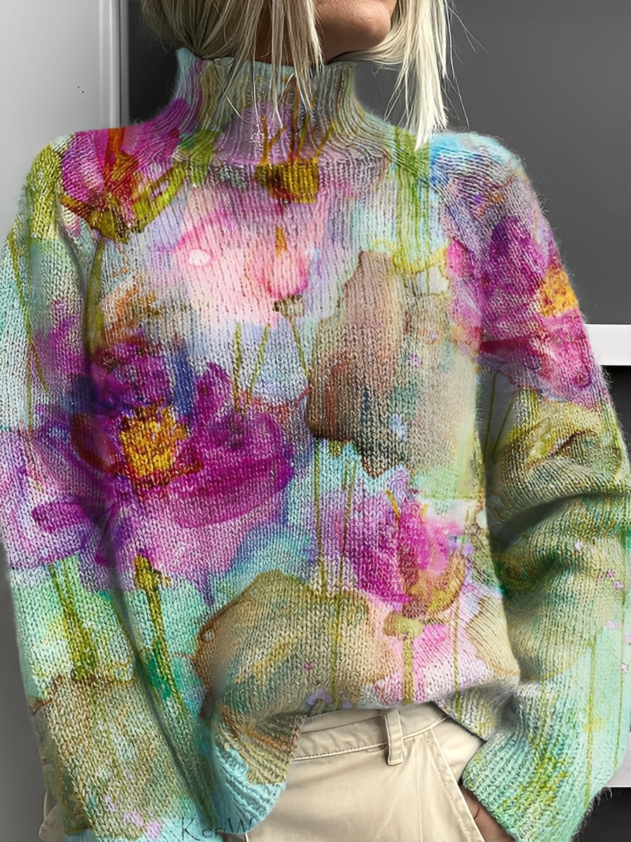 Amy - Eleganter Damen-Rollkragenpullover