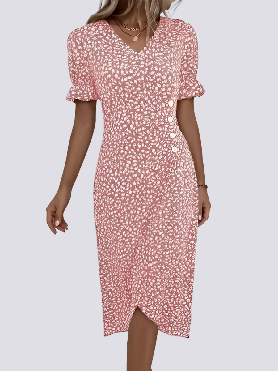 Fannie - Elegantes Kleid mit floralem Muster für Damen