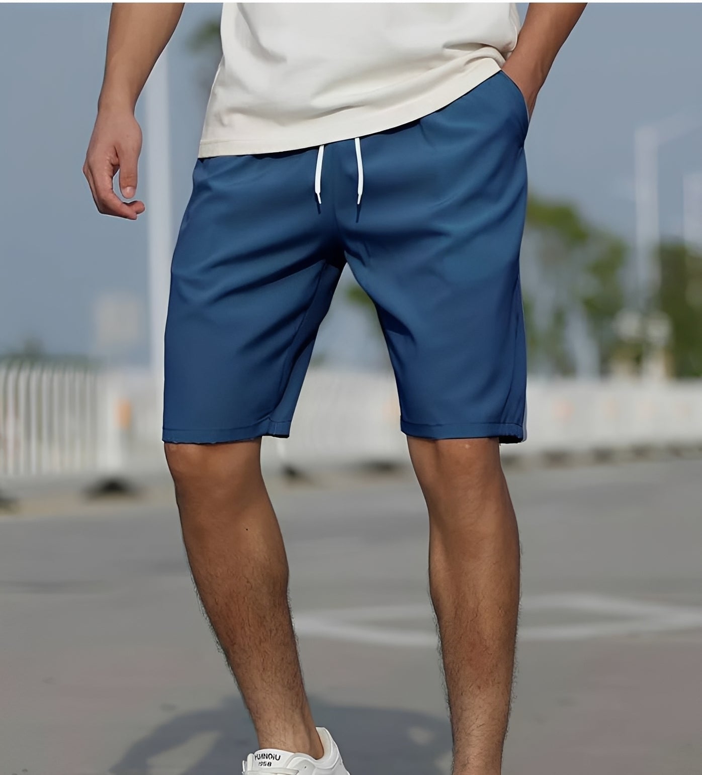 Tristan - Bequeme Shorts mit Kordelzug für Herren