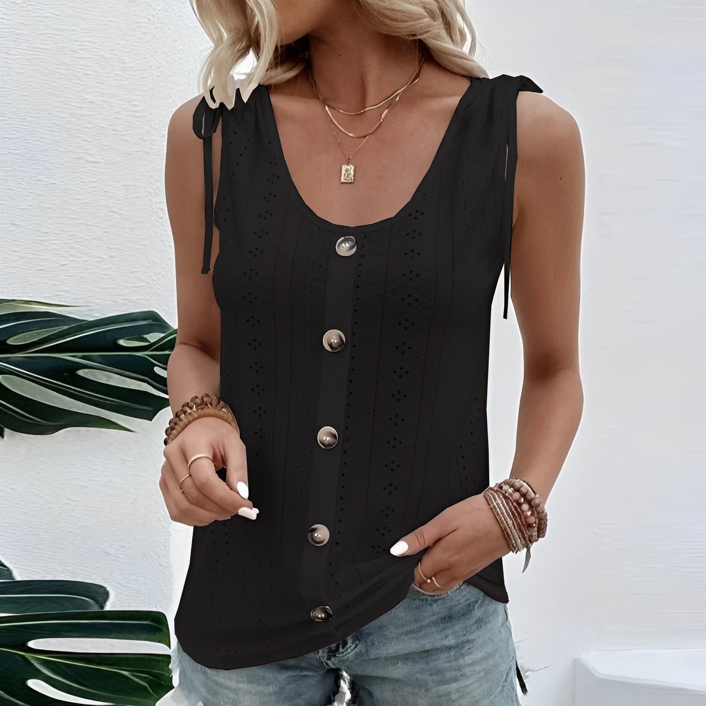 Millie - Elegantes ärmelloses Top für Damen